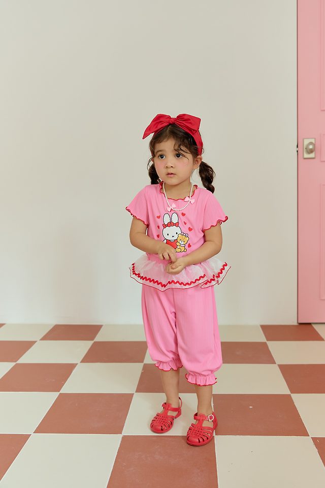 Sera - Korean Children Fashion - #fashionkids - Bunny Bear Cool Set - 6