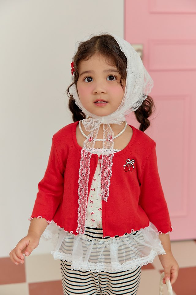 Sera - Korean Children Fashion - #kidsstore - Sleeveless Cardigan Set - 5