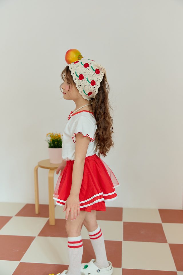 Sera - Korean Children Fashion - #kidsstore - Check Heart Tee - 10