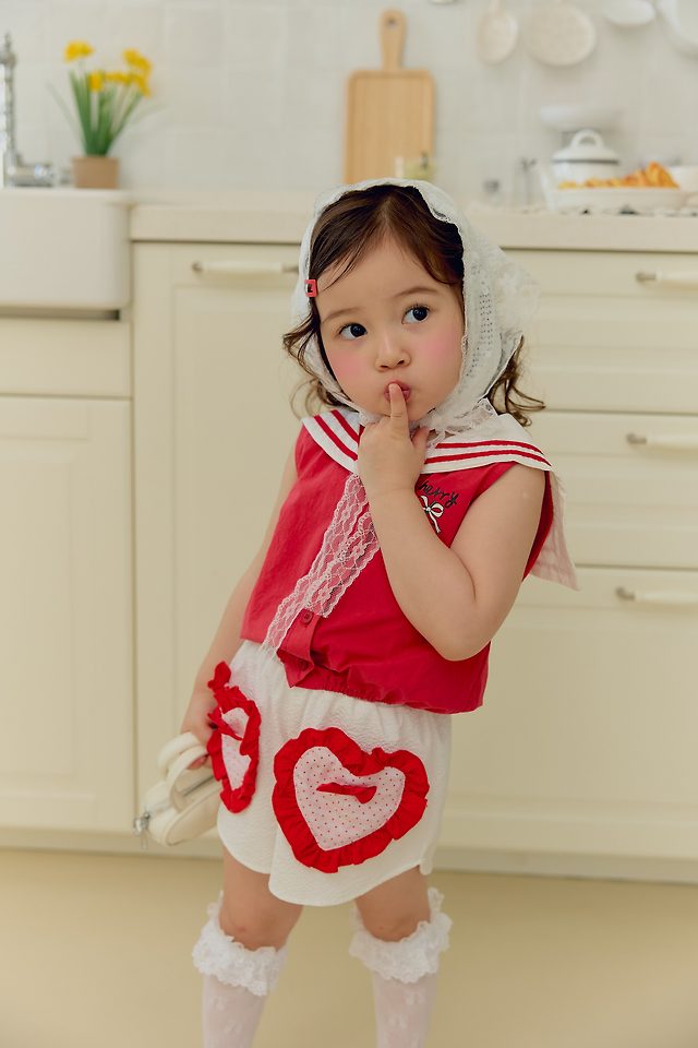 Sera - Korean Children Fashion - #kidzfashiontrend - Sailor Cherry Blouse - 7
