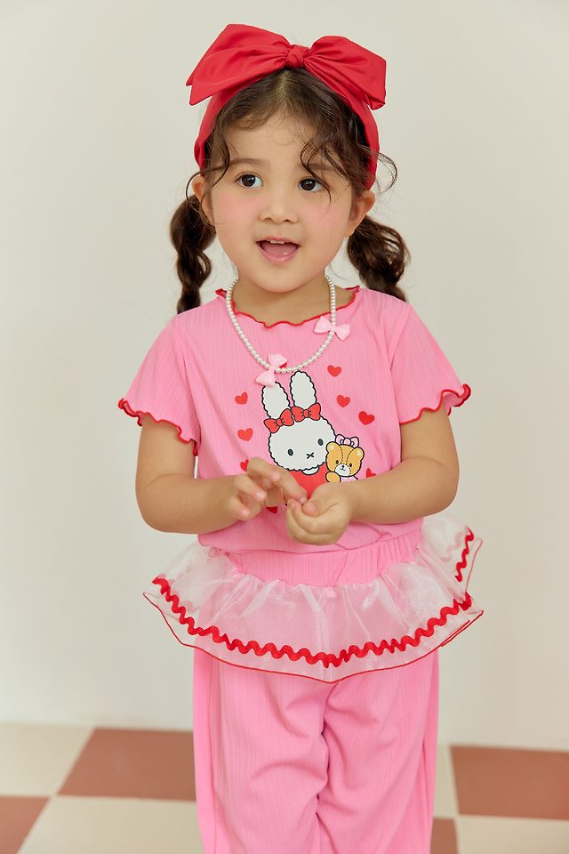 Sera - Korean Children Fashion - #kidzfashiontrend - Bunny Bear Cool Set - 9