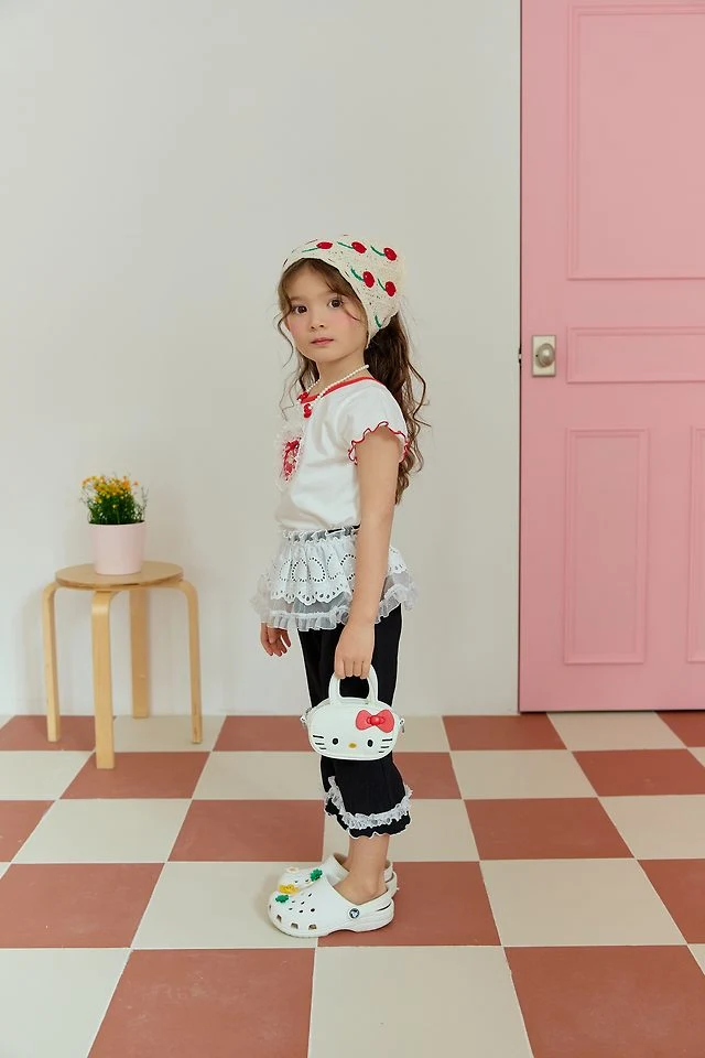 Sera - Korean Children Fashion - #kidsstore - Heart Eyelet Tutu - 4
