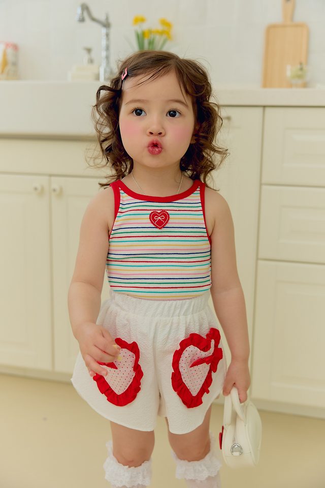 Sera - Korean Children Fashion - #littlefashionista - Lollipop Sleeveless Top
