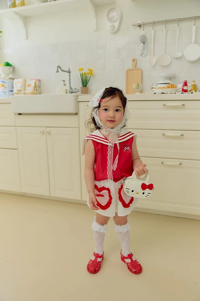 Sera - Korean Children Fashion - #littlefashionista - Sailor Cherry Blouse - 9