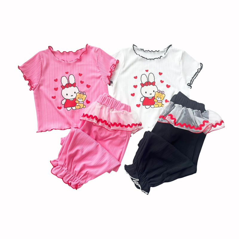 Sera - Korean Children Fashion - #littlefashionista - Bunny Bear Cool Set - 11