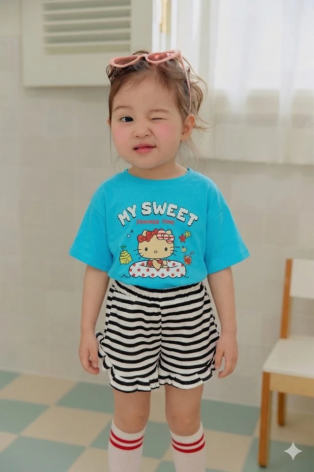 Sera - Korean Children Fashion - #littlefashionista - Tube Swim Set - 9