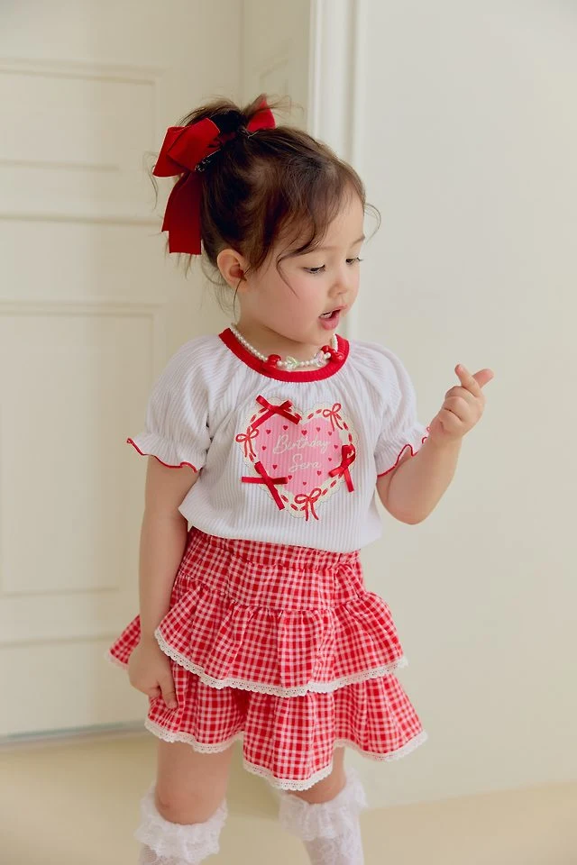 Sera - Korean Children Fashion - #littlefashionista - Birthday Puff Tee - 4