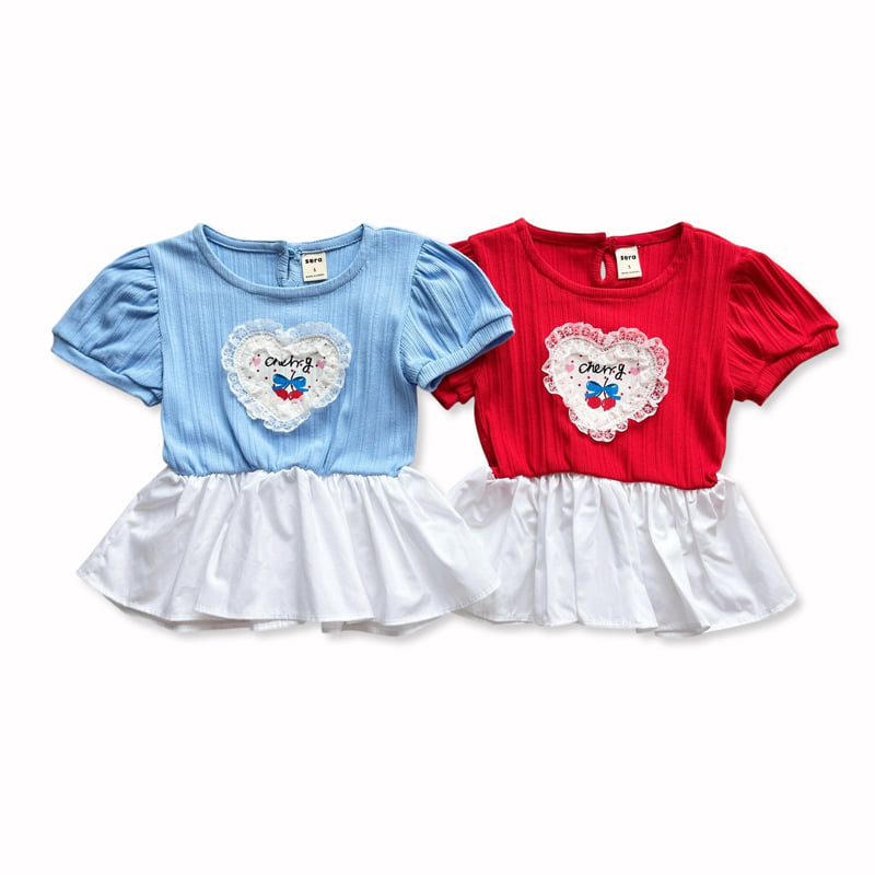 Sera - Korean Children Fashion - #magicofchildhood - Puff Long Tee - 11