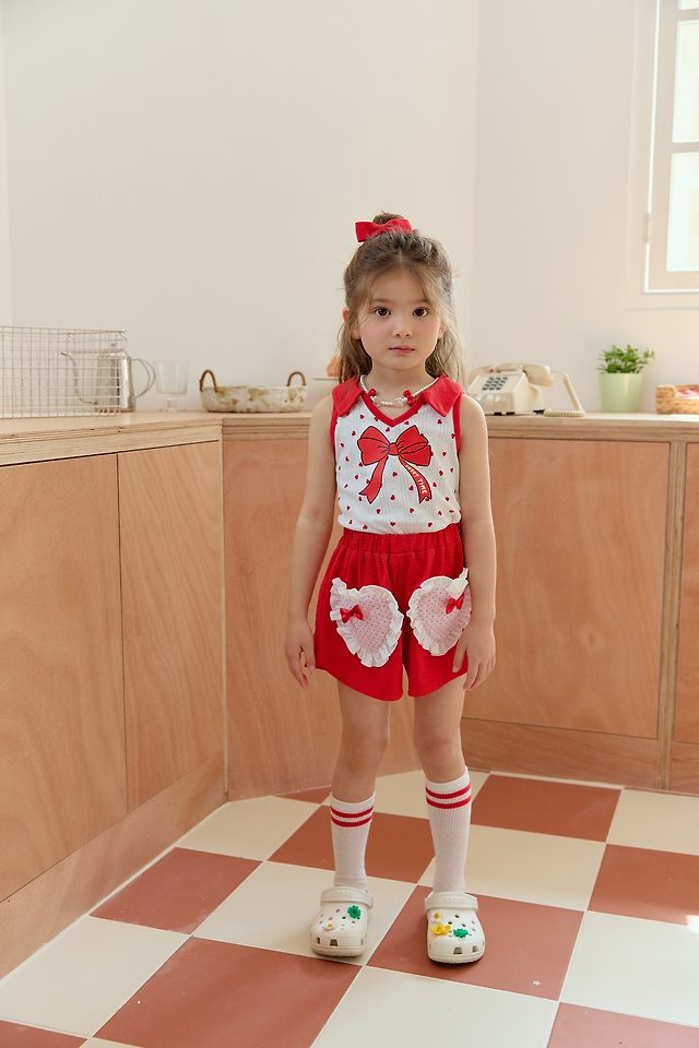 Sera - Korean Children Fashion - #minifashionista - Heart Pocket Shorts - 6