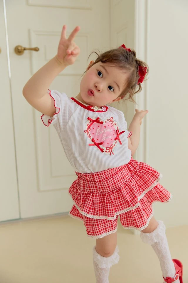 Sera - Korean Children Fashion - #prettylittlegirls - Birthday Puff Tee - 6