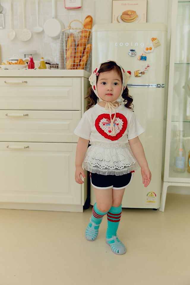 Sera - Korean Children Fashion - #prettylittlegirls - Cherry Dot Tee - 5