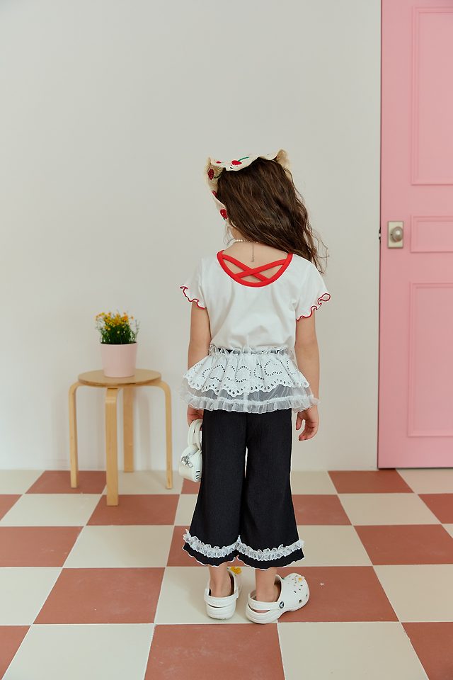 Sera - Korean Children Fashion - #prettylittlegirls - Heart Eyelet Tutu - 9