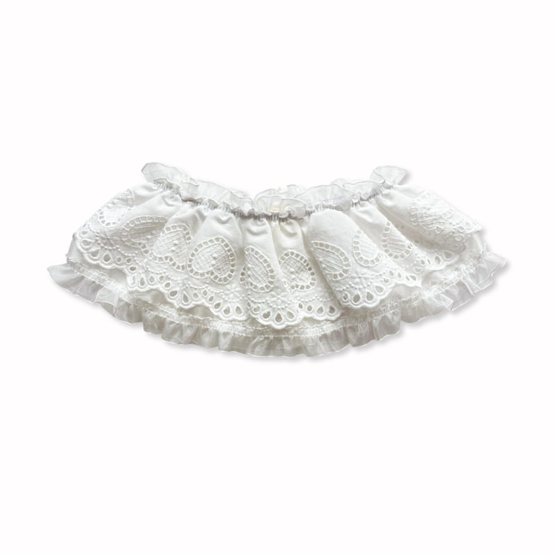 Sera - Korean Children Fashion - #stylishchildhood - Heart Eyelet Tutu - 12