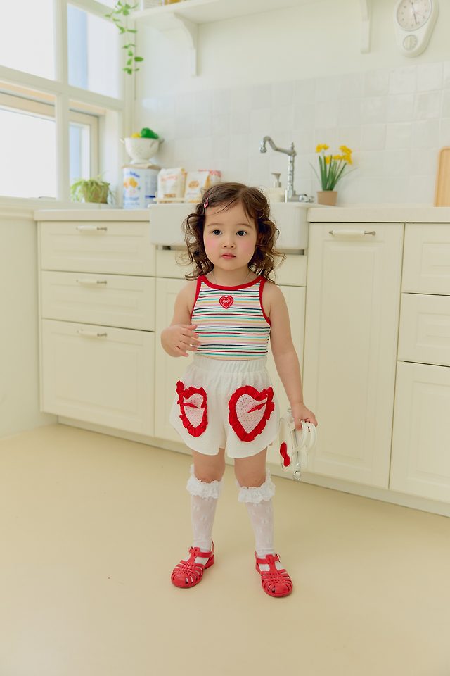 Sera - Korean Children Fashion - #todddlerfashion - Lollipop Sleeveless Top - 5