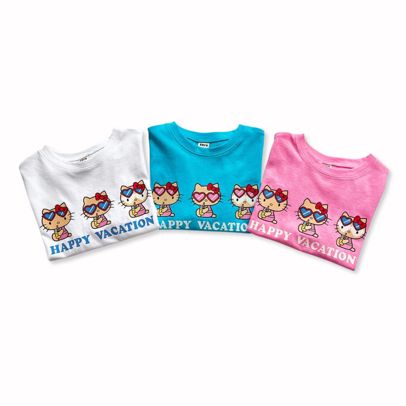 Sera - Korean Children Fashion - #toddlerclothing - Heart Sunglasses Tee - 11