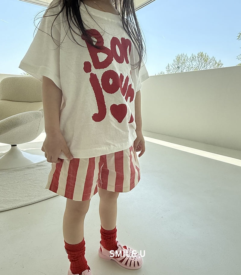 Smile U - Korean Children Fashion - #Kfashion4kids - Vertical Stripe Pants - 9