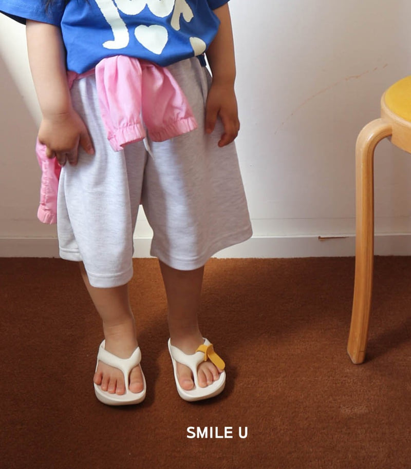 Smile U - Korean Children Fashion - #childofig - Terry Shorts - 7