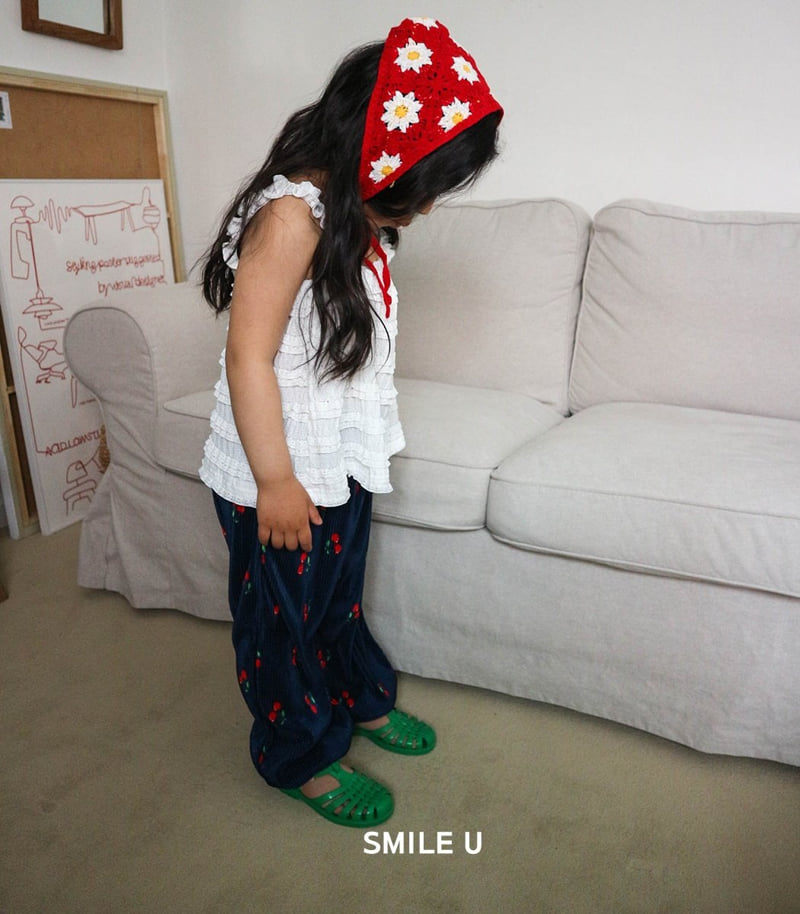 Smile U - Korean Children Fashion - #designkidswear - Pleats Jogger Pants - 8