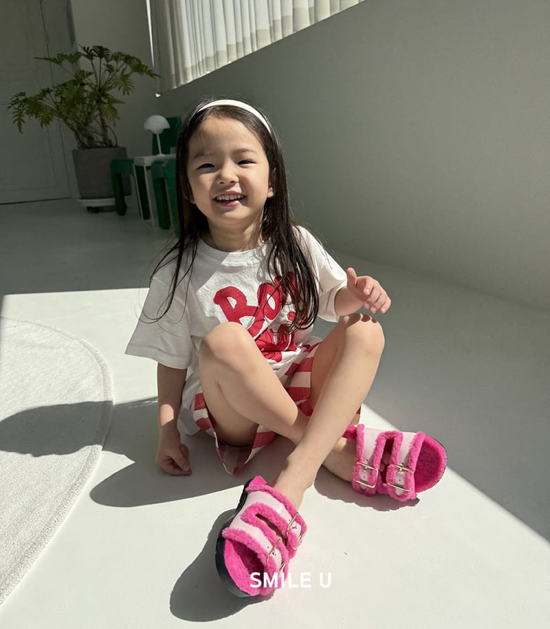 Smile U - Korean Children Fashion - #fashionkids - Bonjour Tee - 4