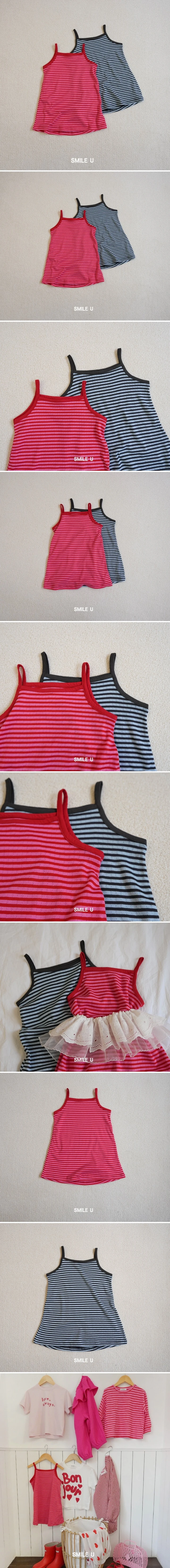 Smile U - Korean Children Fashion - #kidzfashiontrend - Eyelet Stripe One-piece - 2
