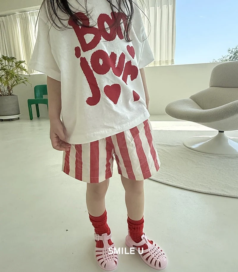 Smile U - Korean Children Fashion - #littlefashionista - Vertical Stripe Pants - 10