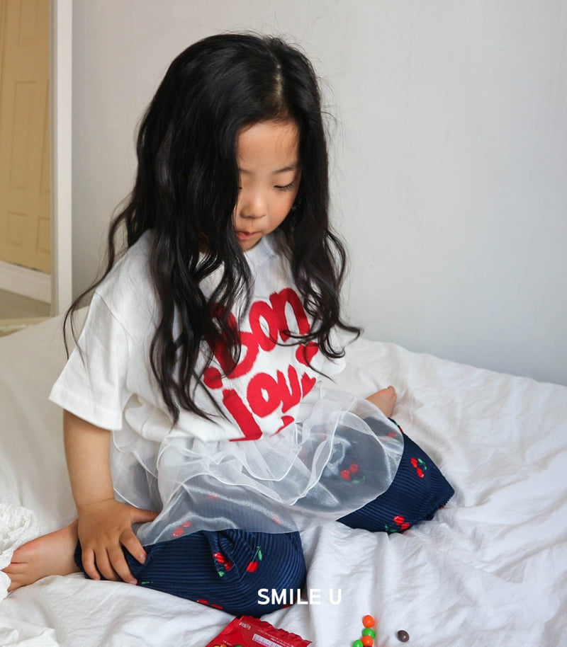 Smile U - Korean Children Fashion - #magicofchildhood - Bonjour Tee - 9