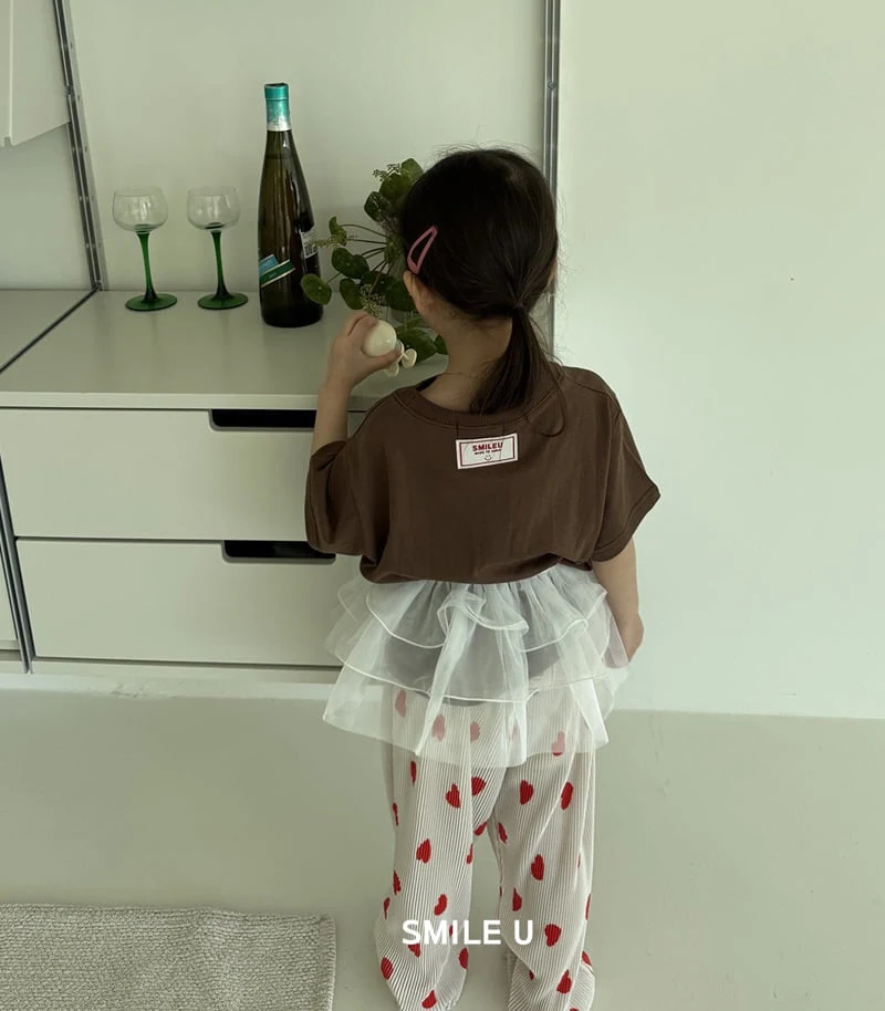 Smile U - Korean Children Fashion - #magicofchildhood - Lover Tee - 7