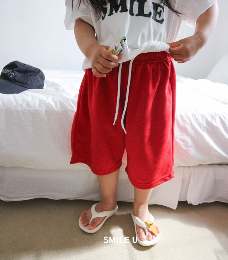 Smile U - Korean Children Fashion - #stylishchildhood - Terry Shorts - 6