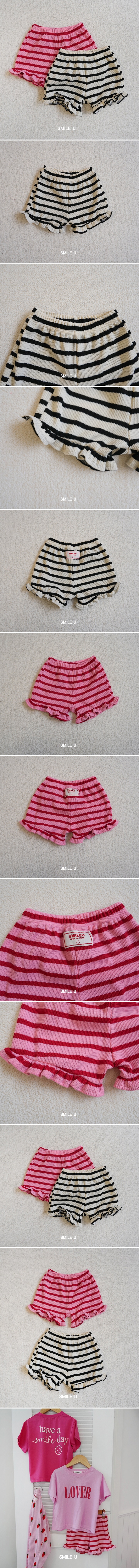 Smile U - Korean Children Fashion - #todddlerfashion - Frill Shorts - 2