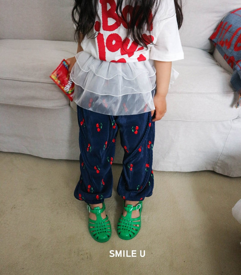 Smile U - Korean Children Fashion - #todddlerfashion - Pleats Jogger Pants - 4