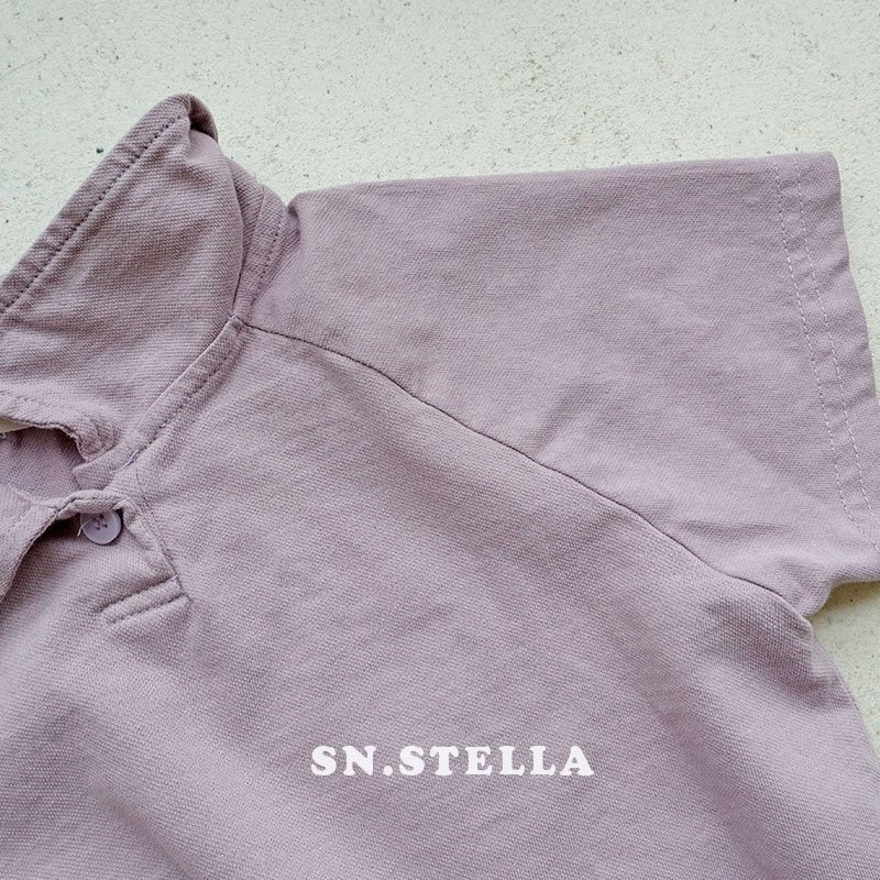 Sn.stella - Korean Children Fashion - #Kfashion4kids - PK Collar Tee - 6