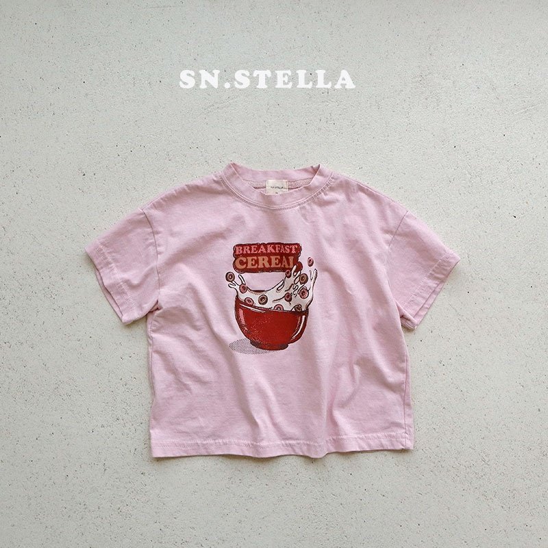 Sn.stella - Korean Children Fashion - #stylishchildhood - Cereal Tee - 4