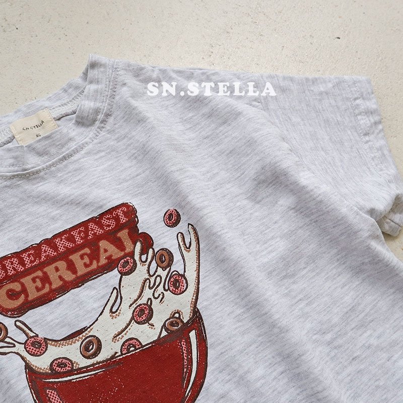 Sn.stella - Korean Children Fashion - #designkidswear - Cereal Tee - 6