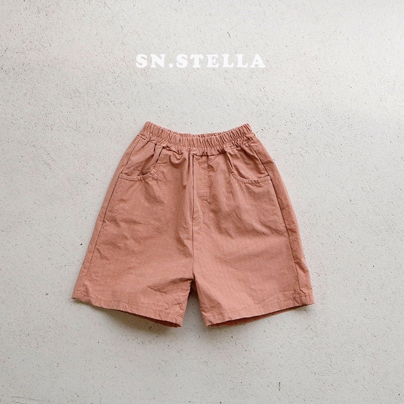Sn.stella - Korean Children Fashion - #discoveringself - Square Shorts - 4