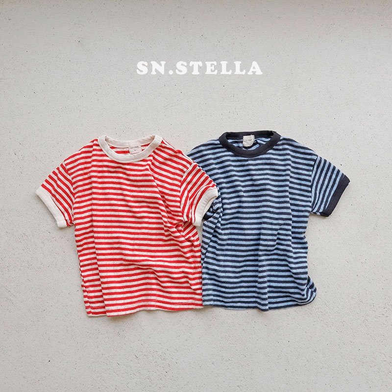 Sn.stella - Korean Children Fashion - #kidsshorts - Eyelet Tee