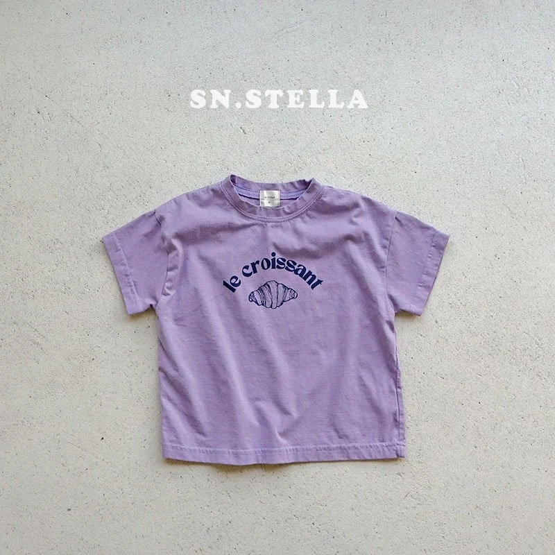 Sn.stella - Korean Children Fashion - #fashionkids - Croissant Tee - 4