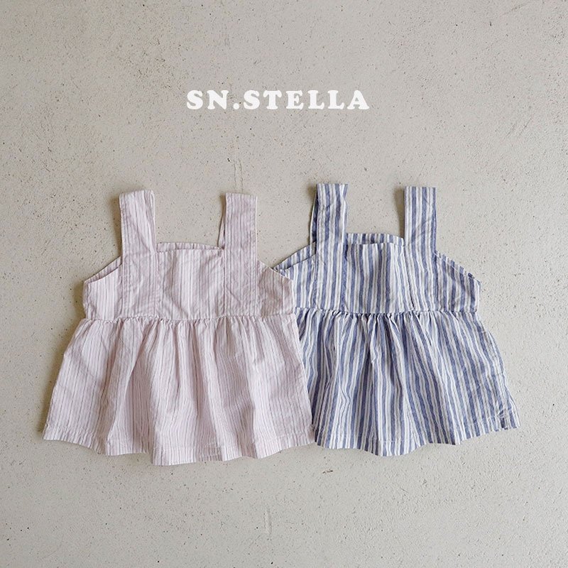 Sn.stella - Korean Children Fashion - #kidsshorts - Pure Stripe Top