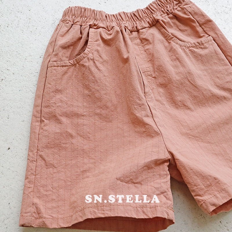 Sn.stella - Korean Children Fashion - #kidsstore - Square Shorts - 6