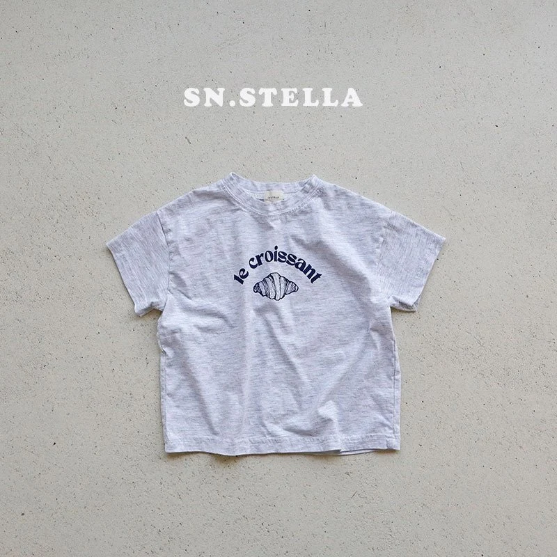 Sn.stella - Korean Children Fashion - #kidsstore - Croissant Tee - 5