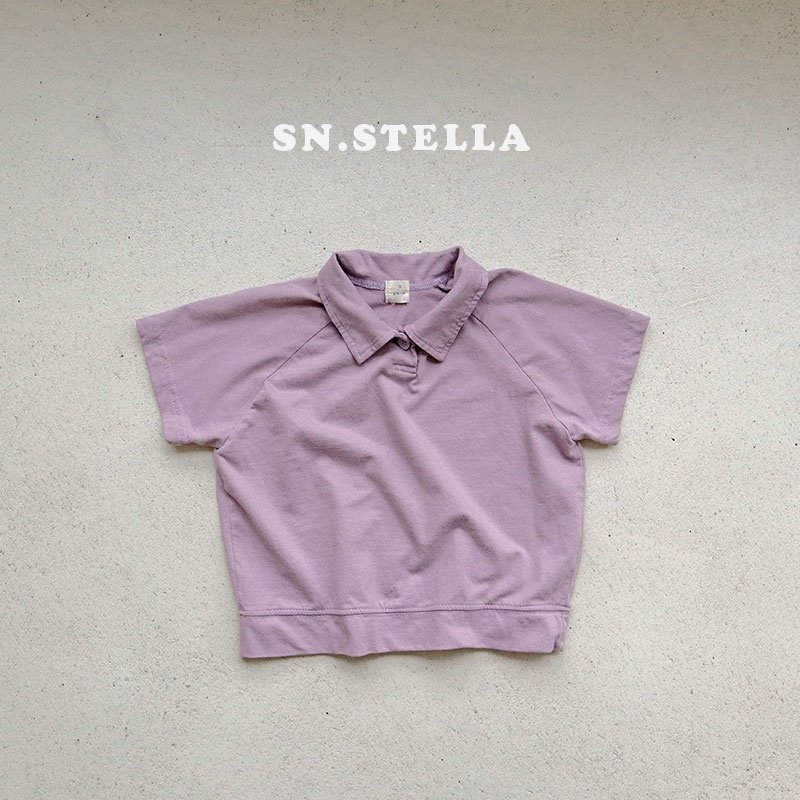 Sn.stella - Korean Children Fashion - #kidzfashiontrend - PK Collar Tee - 5