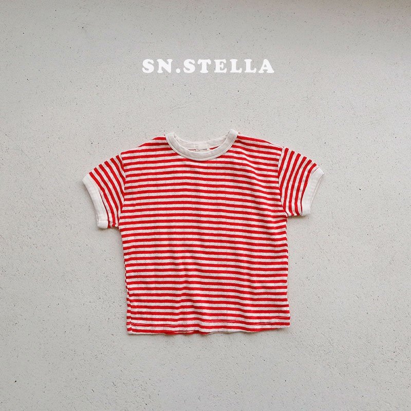 Sn.stella - Korean Children Fashion - #magicofchildhood - Eyelet Tee - 6