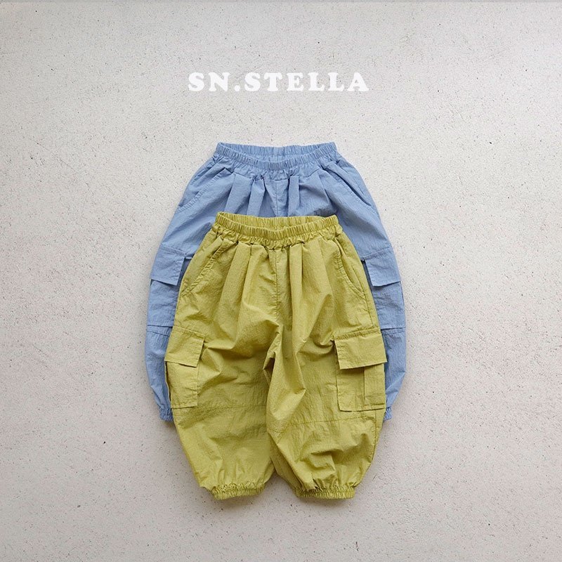 Sn.stella - Korean Children Fashion - #toddlerclothing - Windy Cargo Pants