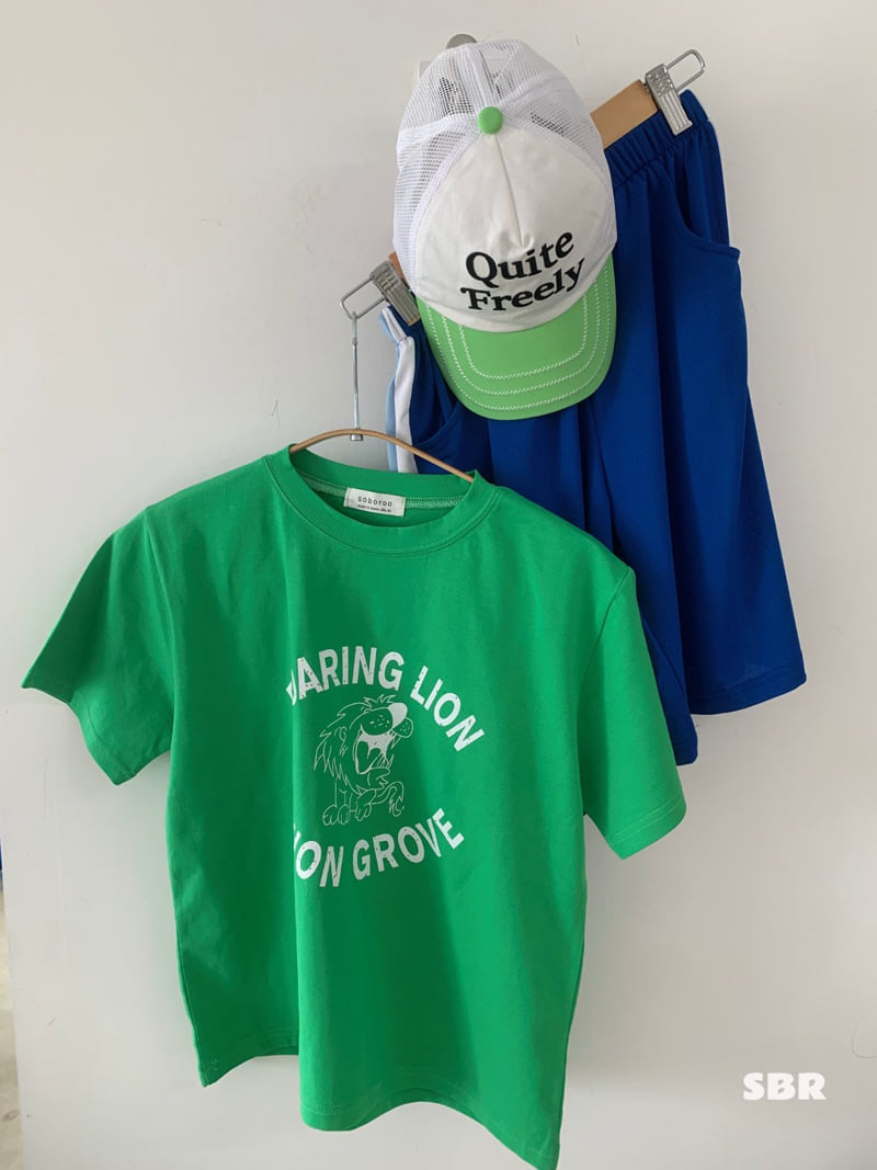 Soboroo - Korean Children Fashion - #kidsshorts - Lion Tee - 12