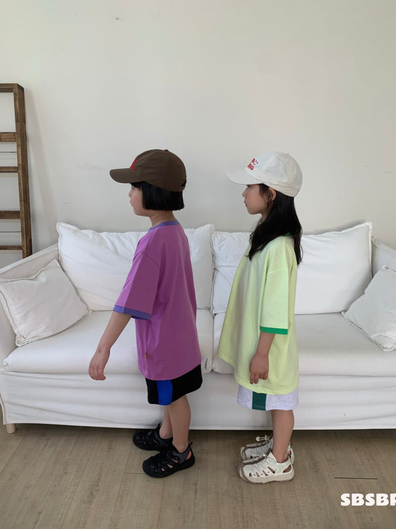 Soboroo - Korean Children Fashion - #kidsshorts - Summer Mix Line Pants - 9