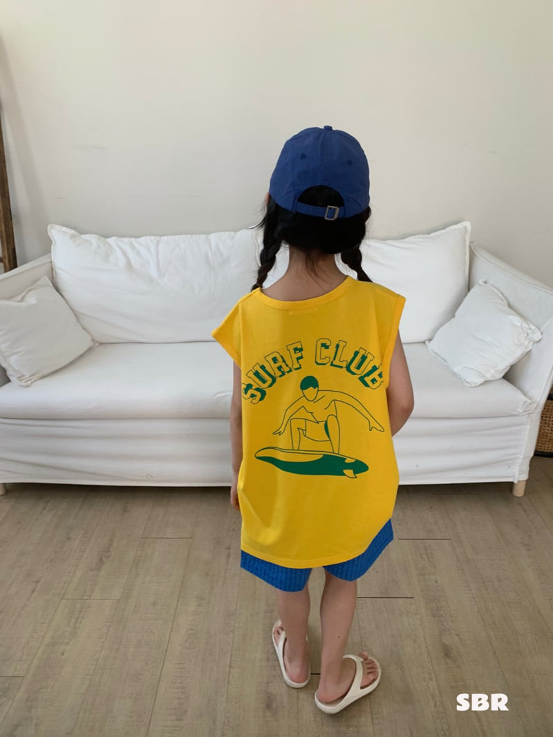 Soboroo - Korean Children Fashion - #prettylittlegirls - Surf Sleeveless Tee - 6