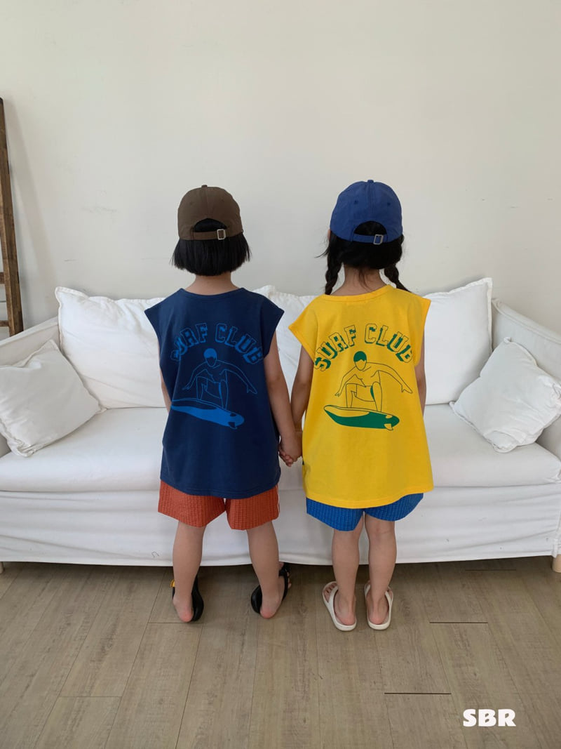 Soboroo - Korean Children Fashion - #toddlerclothing - Surf Sleeveless Tee - 8
