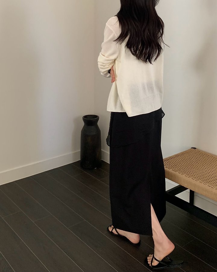 Something Else - Korean Women Fashion - #momslook - Tory Bouclé Summer Cardigan - 2