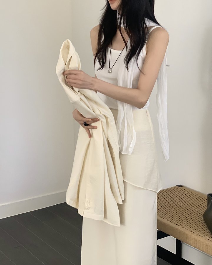 Something Else - Korean Women Fashion - #womensfashion - Flow Pleated Scarf - 4