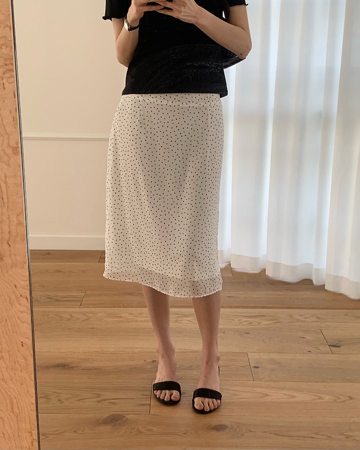 Something Else - Korean Women Fashion - #restrostyle - Arle Dot Skirt - 2