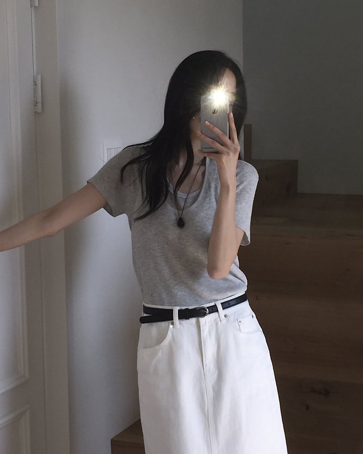 Something Else - Korean Women Fashion - #restrostyle - Rough Linen Sleeveless Short Sleeve Knit Set
